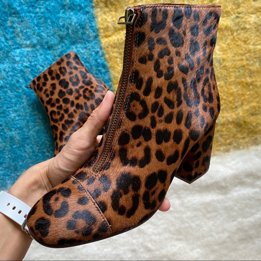 Madewell | NIB! The Amalia Zip Boot Leopard - Picture 2 of 11